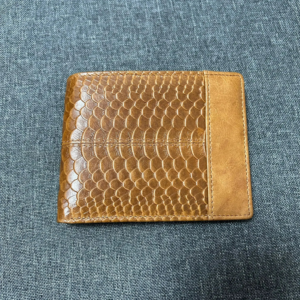 Genuine Leather Wallet with Coin Purse RFID Wallet for Men Cardholder Money Bags