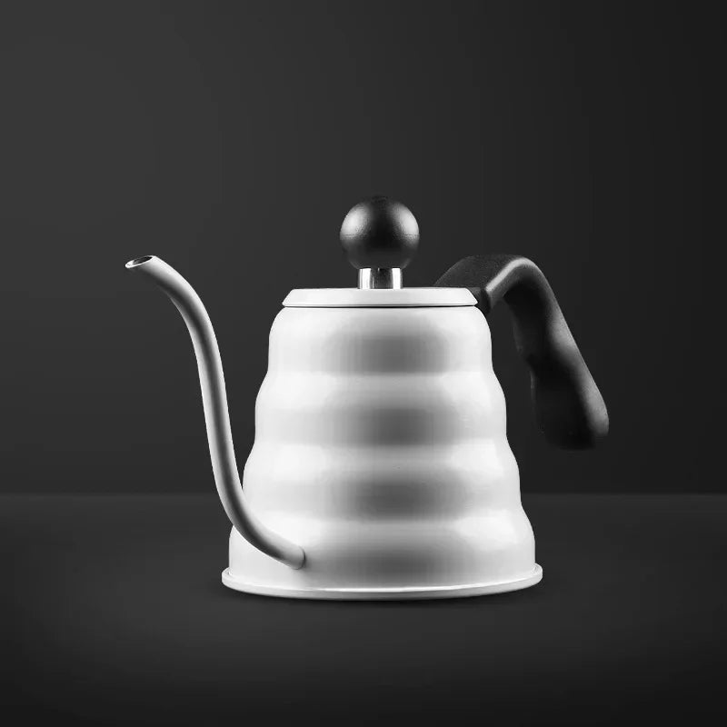 Coffee brewer, coffee pot, electric kettle, tea brewing pot, 600ml stainless steel hand - pushed coffee spout