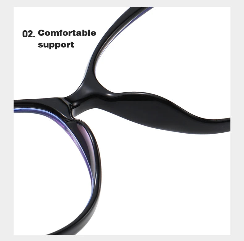 Personality Cat Eye Anti-Blue Light Spring Hinged Glasses Cross-Border Men Women Glasses Shopping Leisure Advanced Frames