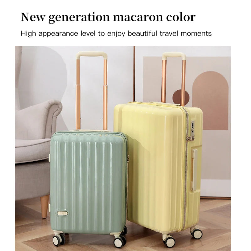 SUSHIMU20Inch Trolley Case Travel Suitcase Boarding Case Mini Password Box Suitcase Portable Universal Wheel Rolling Luggage Bag