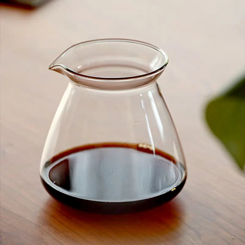500ml Hand-brewed Glass Coffee Pot Ice Coffee Sharing Pot 210ml Coffee Aroma Cup Hand Brewing Coffee Bariata Tools