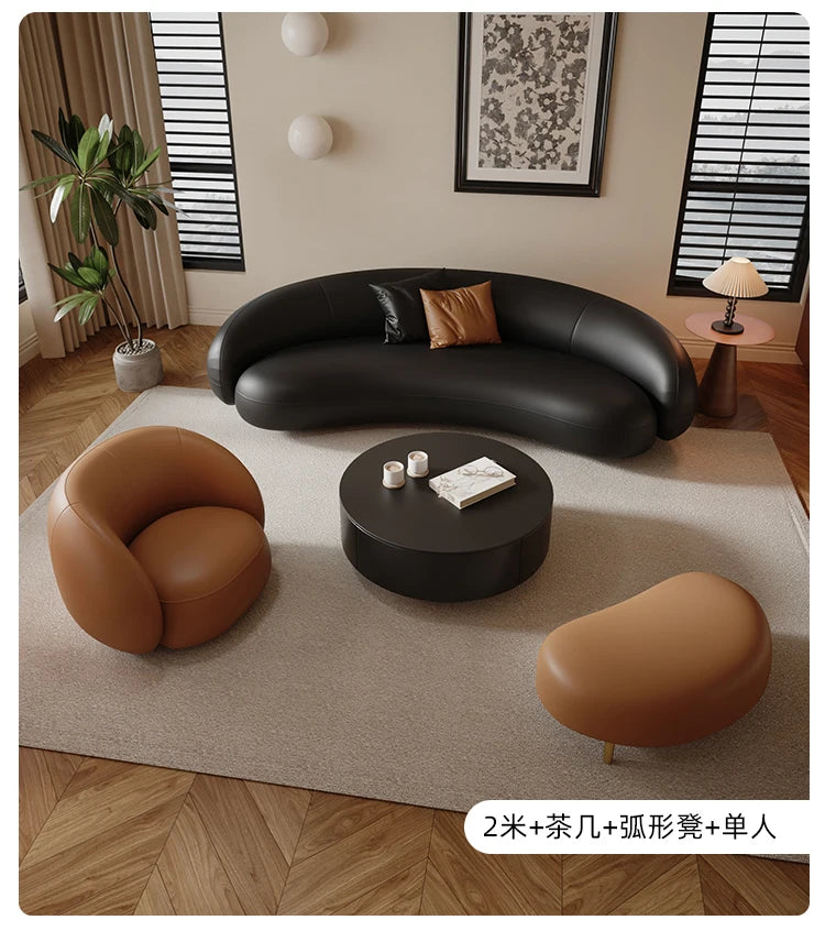 Living Room Single Sofa Armrest 3 Seater Waterproof Modern Nordic Sectional Sofa Loft Floor Lounge Moveis Para Casa Furnitures