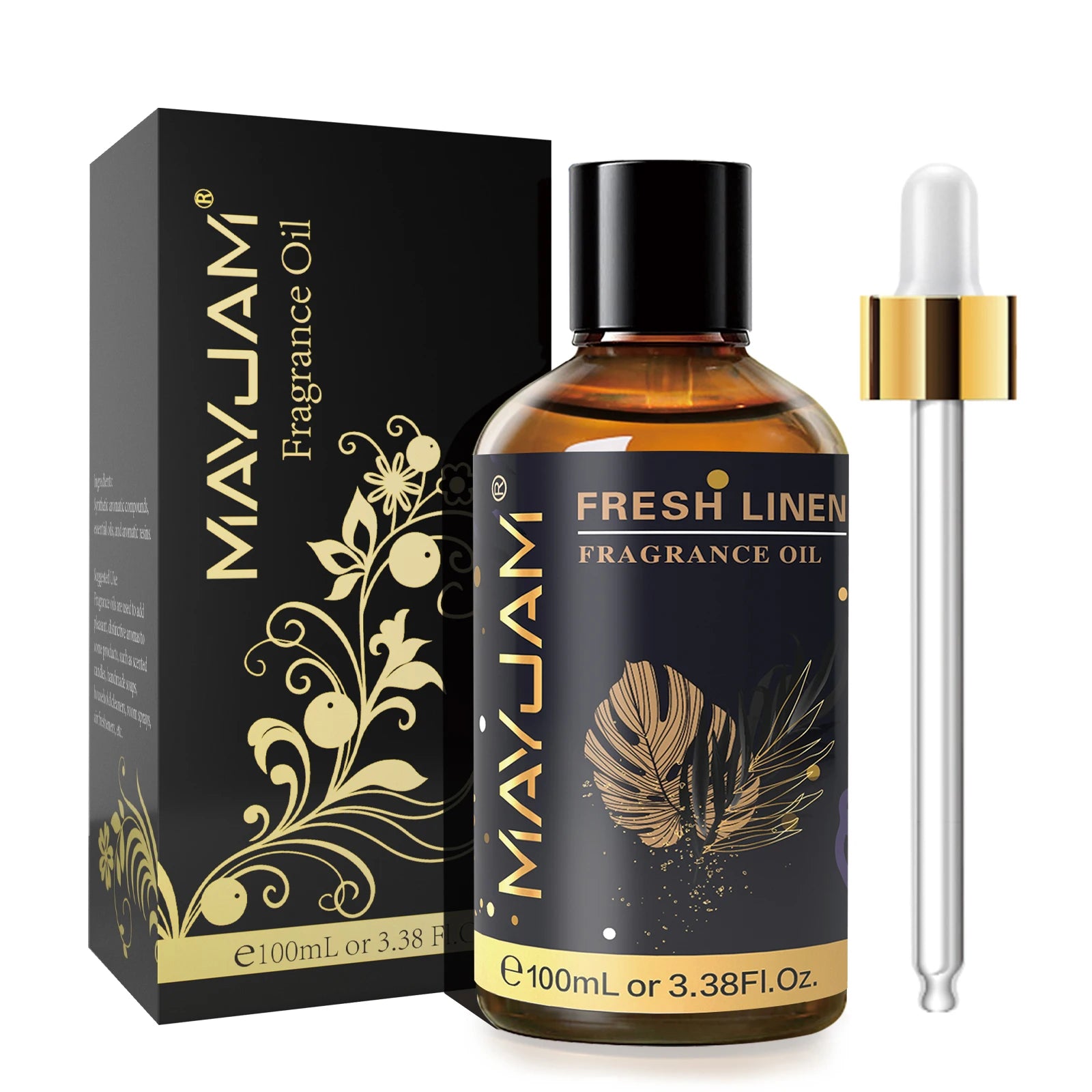 MAYJAM 100ml Fragrance Oils with Dropper Sea Breeze Coconut Vanilla Coffee Bubble Gum For Men's and Women's Fragrances