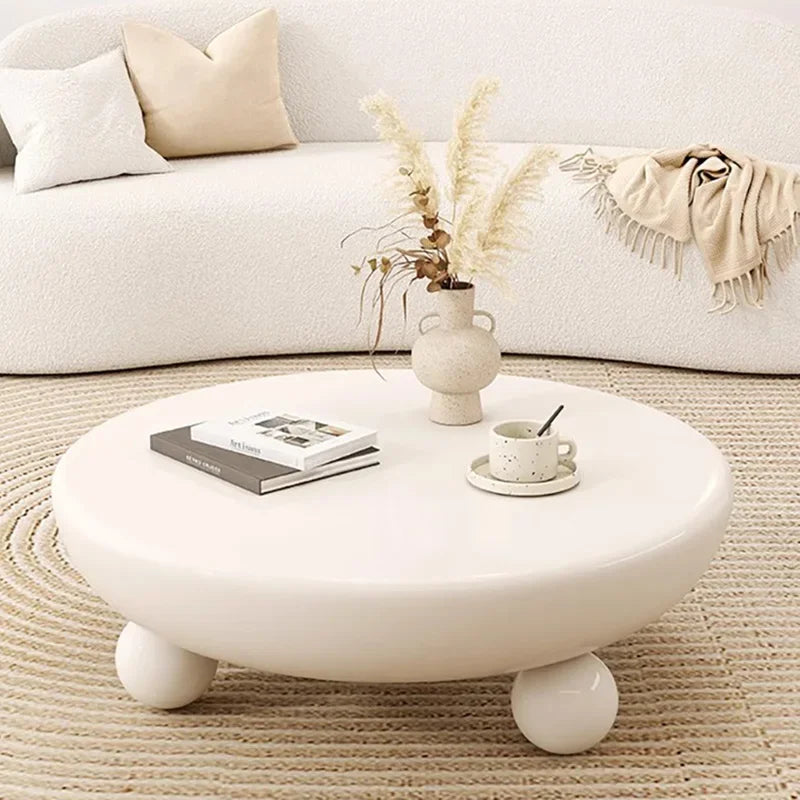 Living Room Coffee Tables Luxury Modern Design Nordic Minimalist Coffee Tables Round Wood Tavolino Da Salotto Home Furniture