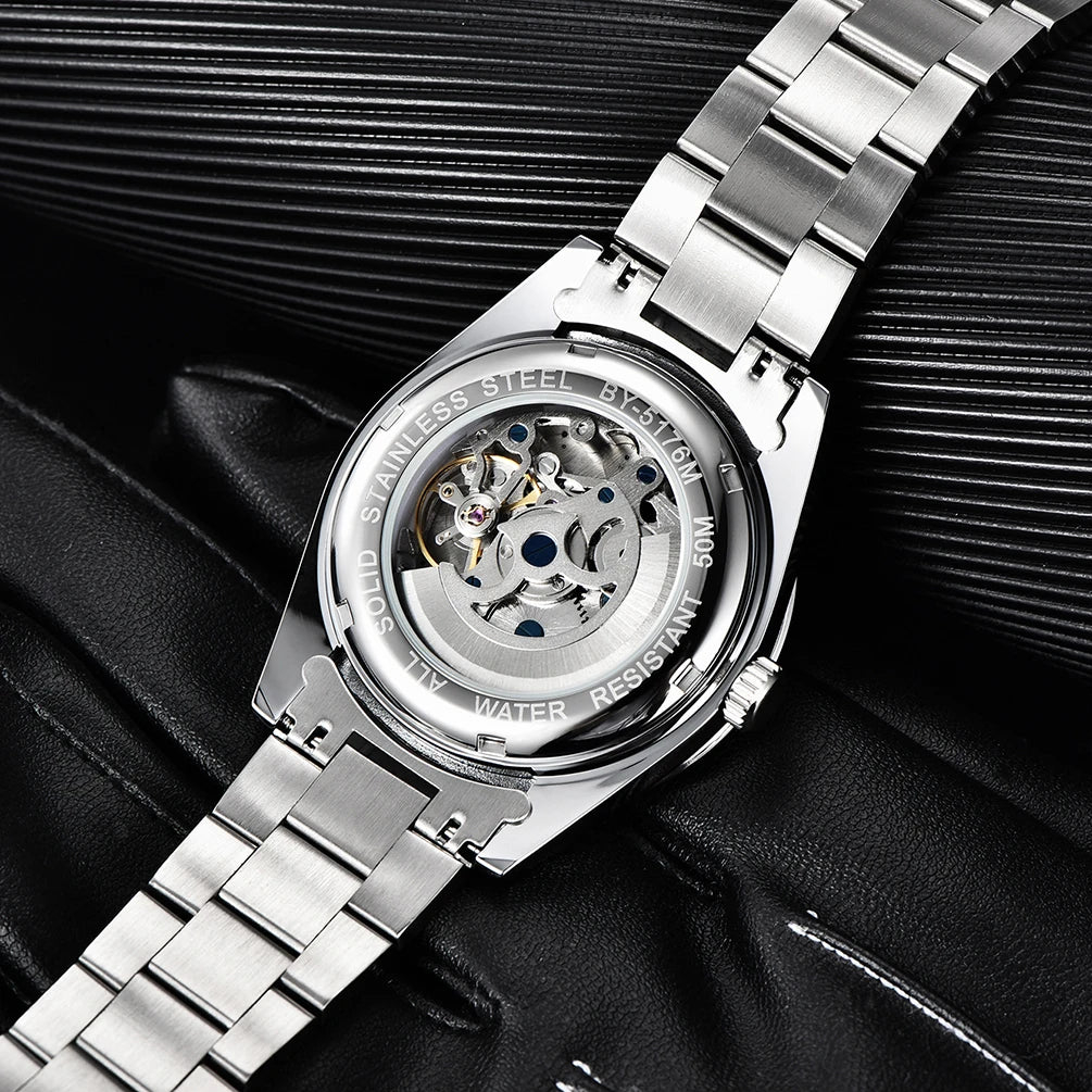 2025 New Mens Watches Luxury BENYAR Design Mechanical Watches For Man Automatic Watch Shock Resistant Waterproof Movement Clocks