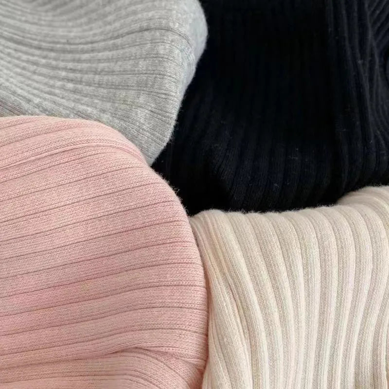 Newborn Slim Pants Stretch Trousers Toddler Girl Solid Color Infant Baby Trousers