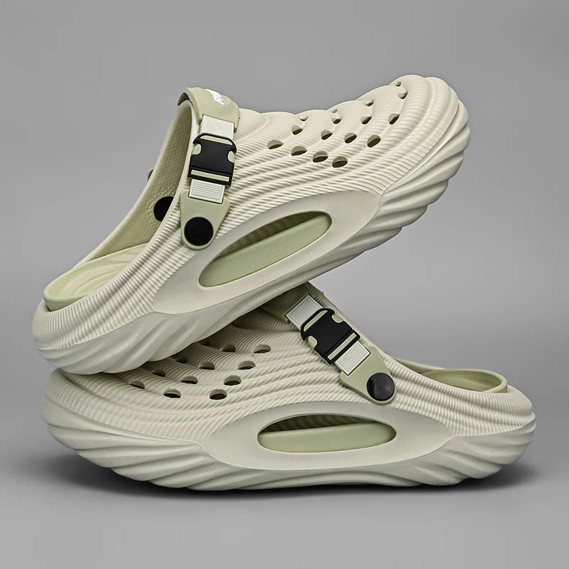 Unisex Summer Slippers Men Clogs Platform Women Beach Sandals Outdoor Casual Non-slip Footwear Men Sandals