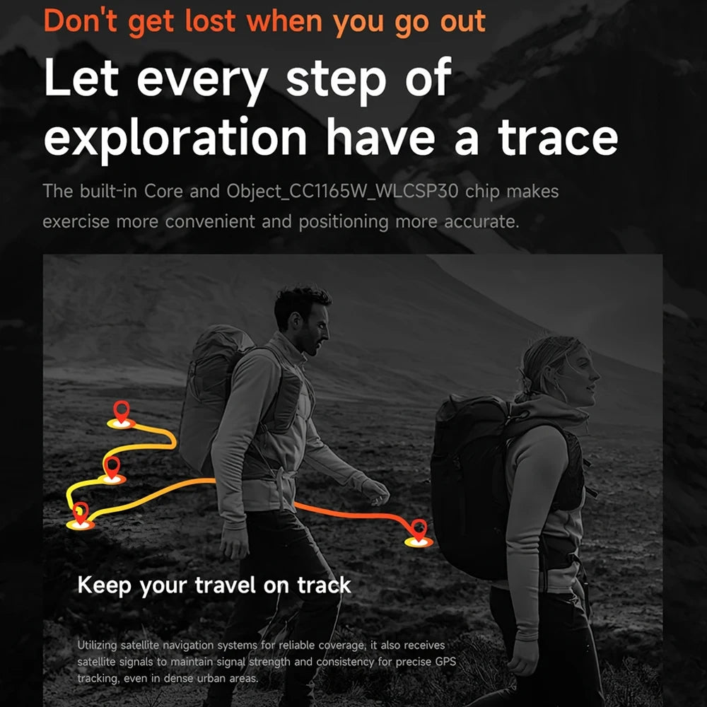 SENBONO GPS Smart Watch Men Built-in GPS Bluetooth Call AI GPT Fitness Tracker Waterproof Military Sports Smartwatch for Men