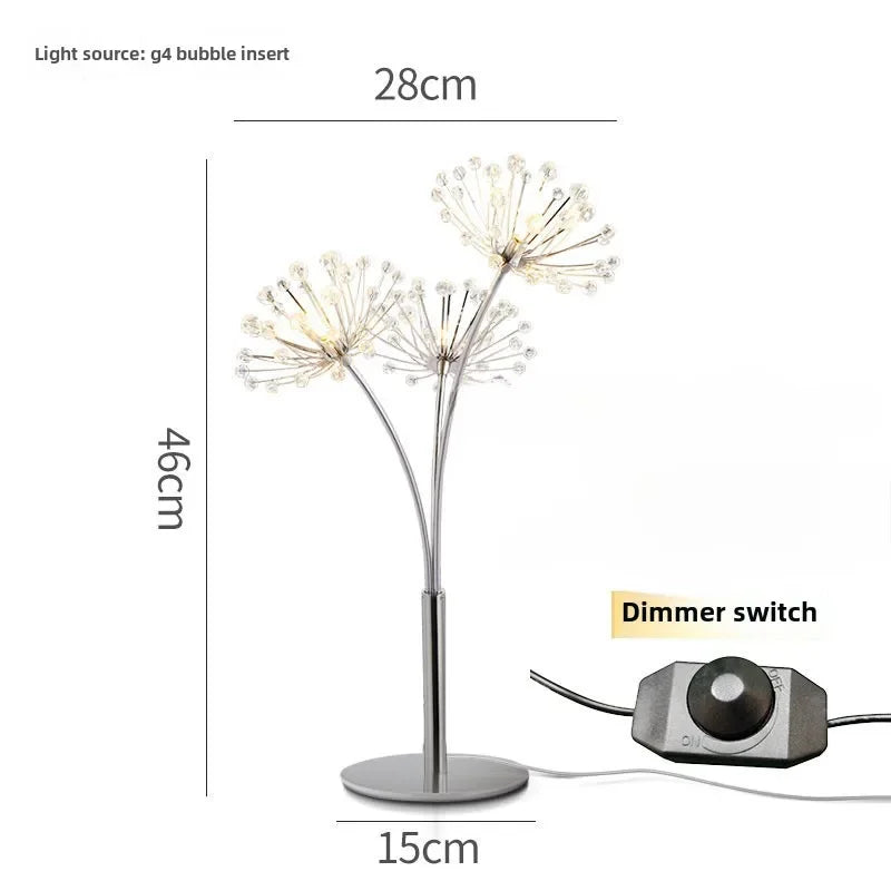 Modern Crystal Led Lighting Floor Lamp for Living Room Table Lamp Stainless Steel for Bedroom Crystal Floor Light for Kitchen