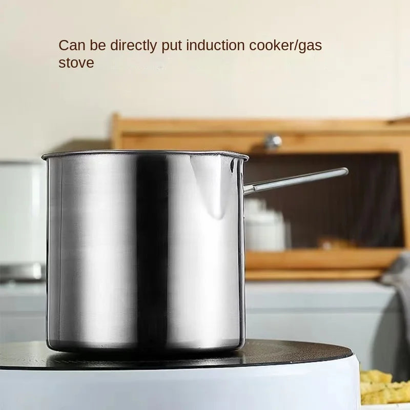 Cooking Pan With Filter Basket Stainless Steel Deep Fryer Multifunctional Small Pot Pasta Pot Kitchen Cooking Tools