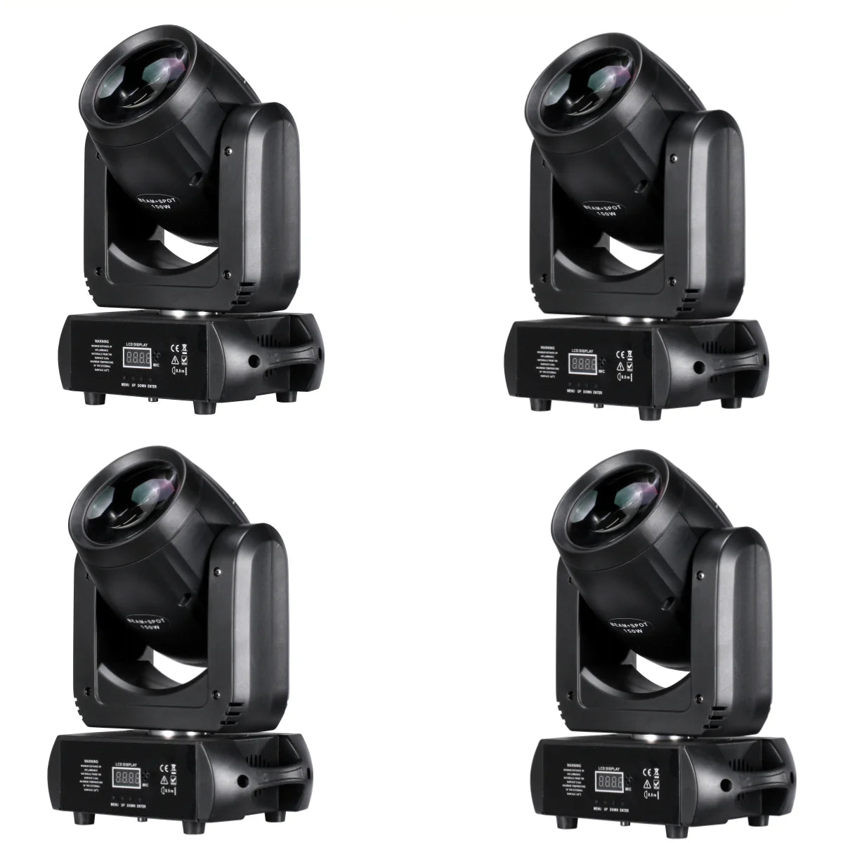 4PCS/lot  Mini LED Moving Head Light 150W Beam+Spot+18 Rotating Prisms Stage lighting