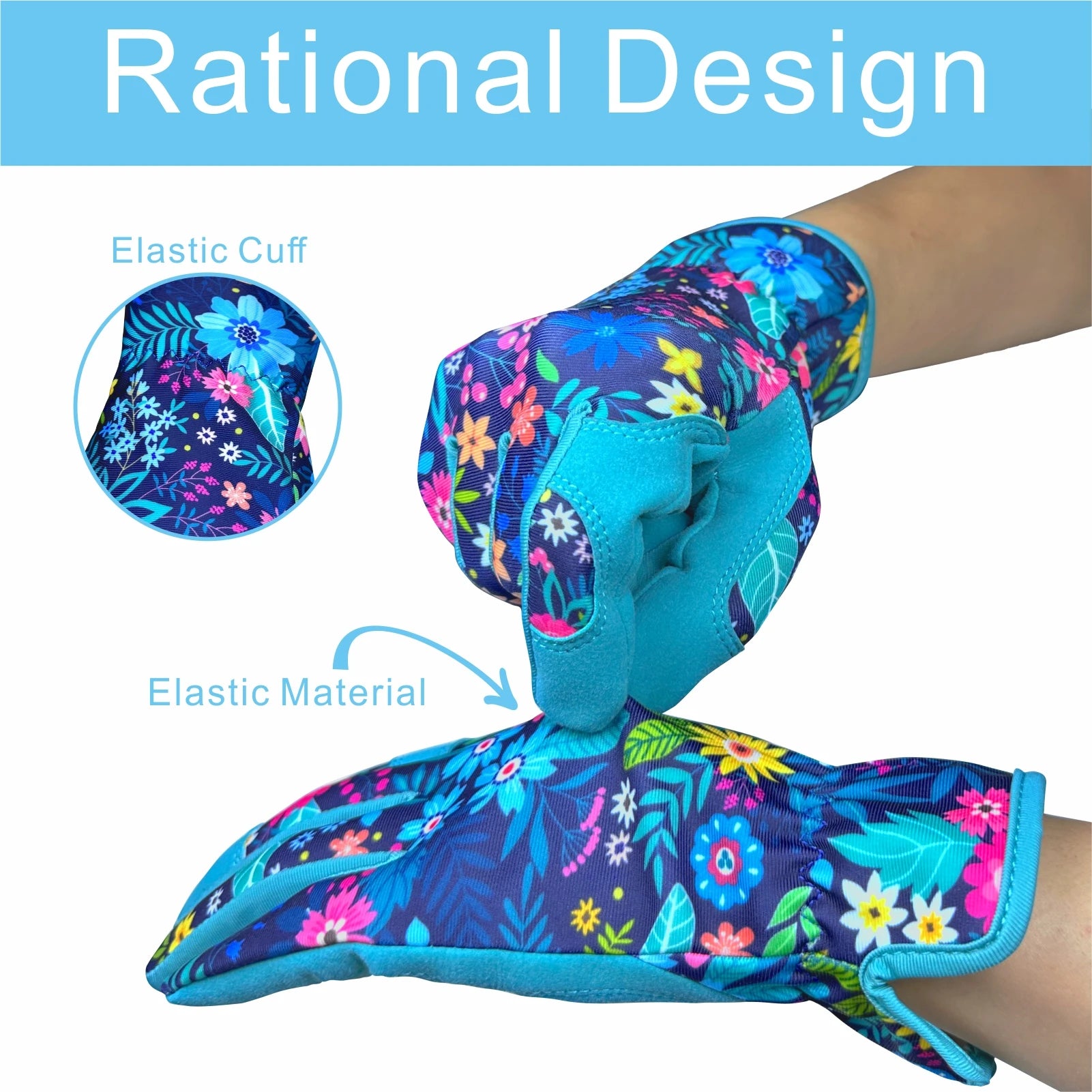 A Pair of Women'S Gardening Gloves, Breathable Garden Care Gloves for Digging, Planting, Weeding, Pruning, And Seeding.