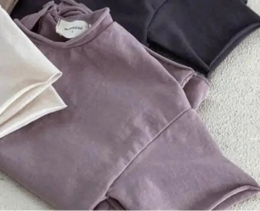 0-4 Yrs Toddler Kid Baby Boys Girls Clothes Summer Cotton T Shirt Short Sleeve Solid Color Vintage Tshirt Children Tops Infant