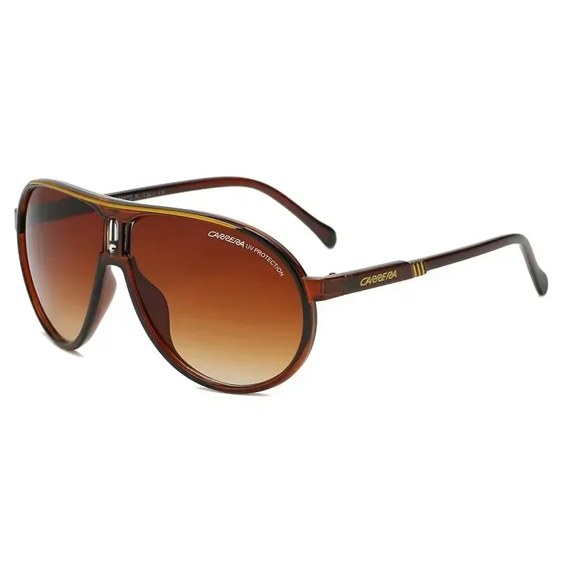 Carrera Retro Sunglasses Retro Vintage Sunglasses for Men and Women Sports Driving Metal Frame UV400 Eyewear