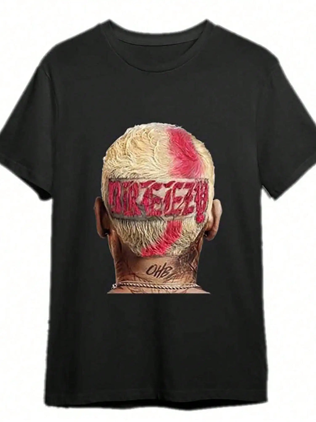 Chris  Brown Breezy Shirt 334456 Funny MenS Short Sleeve Graphic T-Shirt Collection Black PR