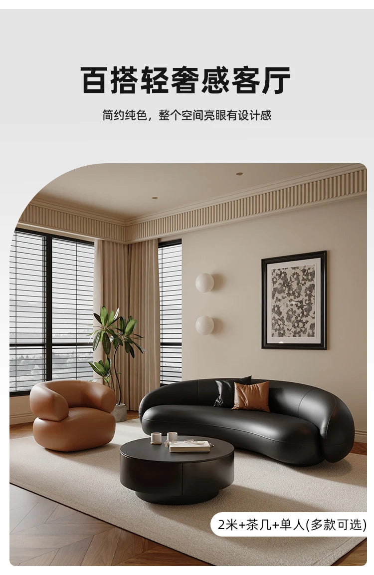 Living Room Single Sofa Armrest 3 Seater Waterproof Modern Nordic Sectional Sofa Loft Floor Lounge Moveis Para Casa Furnitures