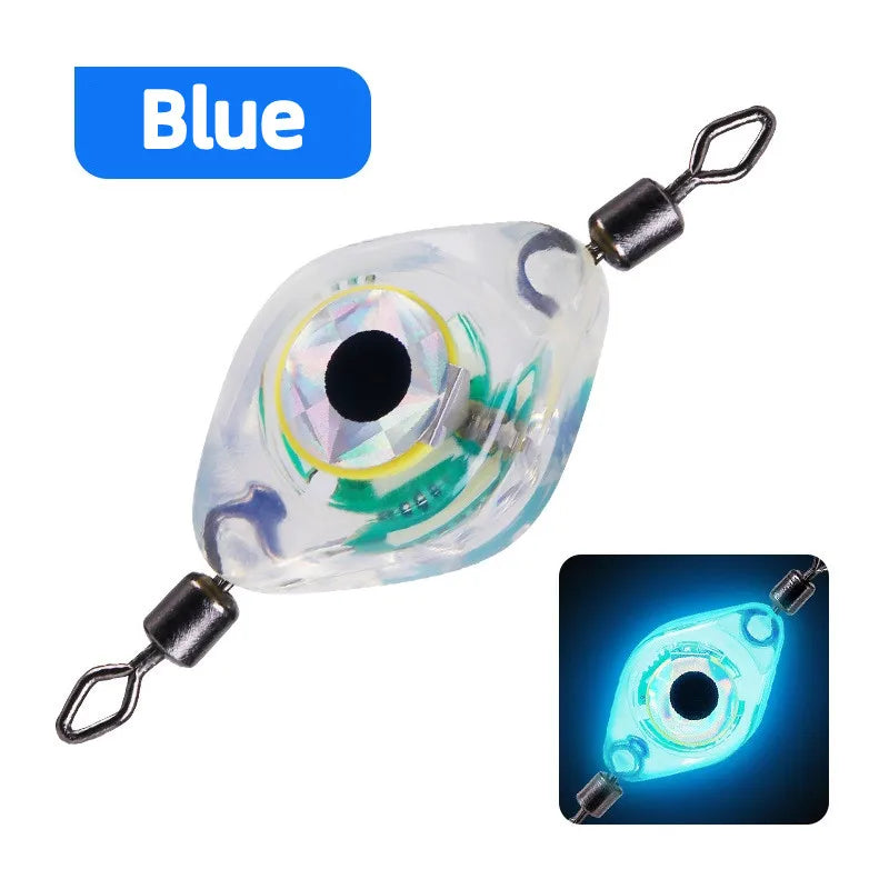 Fishing Equipment Double Swivel Fish Trap Lamp Luminous LED Light Fishing Lure Squid Jig lamp Night Fishing Bait Lamp Sea Tackle