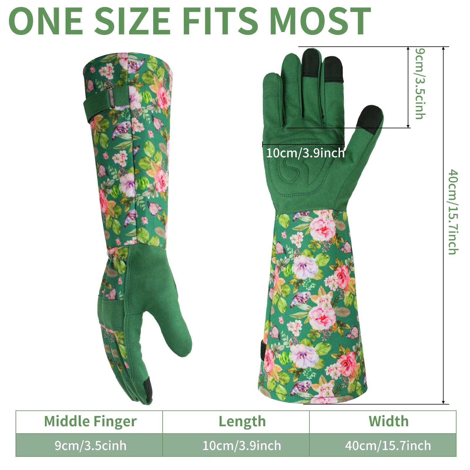 Long Sleeve Gardening Gloves for Women Durable Breathable Comfortable Thorn Proof for Garden Rose Yard & Outdoor Work Protection