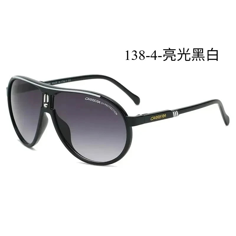 Carrera Retro Sunglasses Retro Vintage Sunglasses for Men and Women Sports Driving Metal Frame UV400 Eyewear
