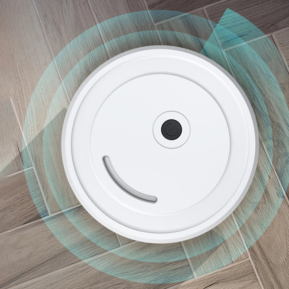 3 in 1 Sweeping Robot Battery Operated Compact Cleaning Machine Low Noise Wireless Robot Vacuum for Pet Hair Stubborn Dirt