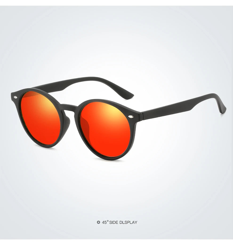 Fashion Round Polarized Sunglasses Women Men Classic Vintage Driving Travel Sun Glasses Circle Oval Brand Designer Eyewear UV400
