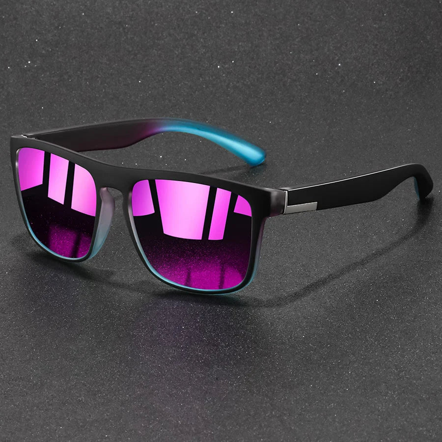 Fashion Vintage Square Sunglasses Men Women Fishing Driving Man Luxury Brand Designer Sun Glasses  Retro Eyewear UV400