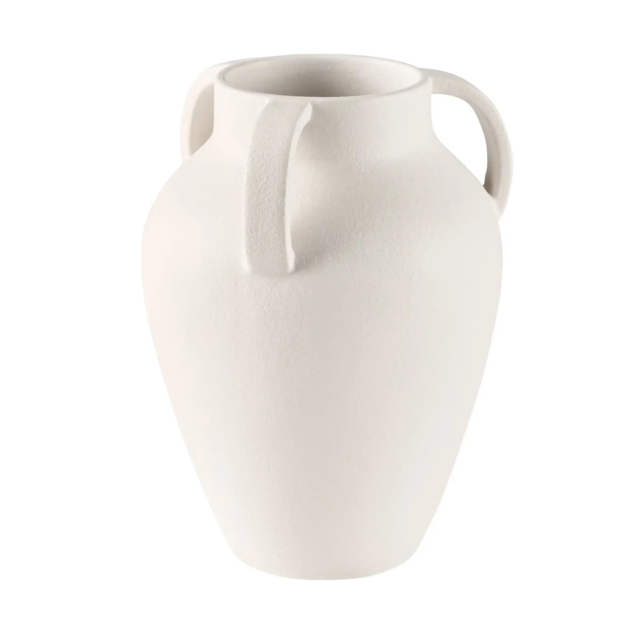Better Homes & Gardens 9.8" White Handled Ceramic Vase