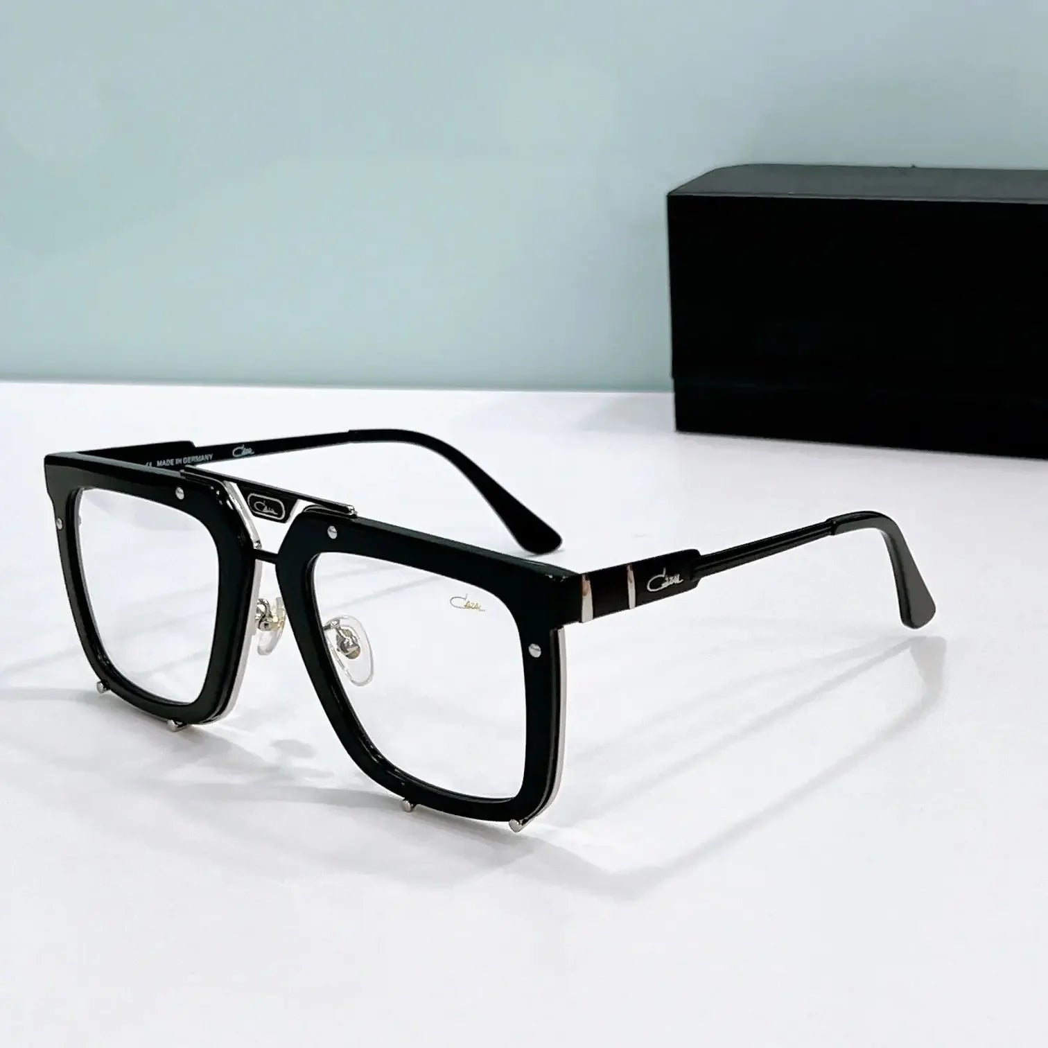 New Arrival ORIGINALCAZAL MOD648 Premium Alloy+Acetate Frame Men Eyewear Luxury Trendy UV400 Driving Anti-Glare Women Sunglasses