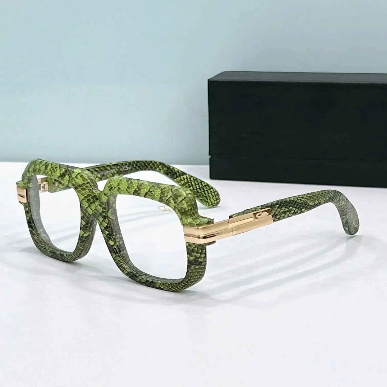 ORIGINALCAZAL MOD6073 Leather+Acetate Frame Classic Business Men Sunglasses Luxury UV400 Brown Lenses Women Couple Eyewear