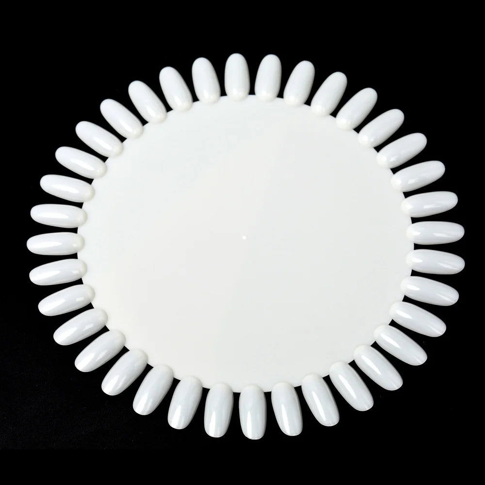 False Nails Tips Display Sticks Clear Nail Swatch Nail Gel Polish Showing Chart Manicure Polish Practice Training Display Board