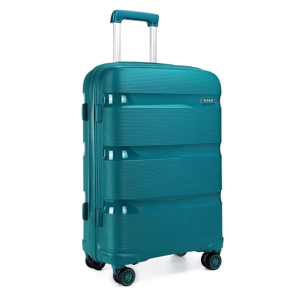 Kono Carry On Luggage 20 Inch Expandable 22x14x9 Airline Approved Hard Shell Travel Trolley 4 Spinner Wheels Lightweight