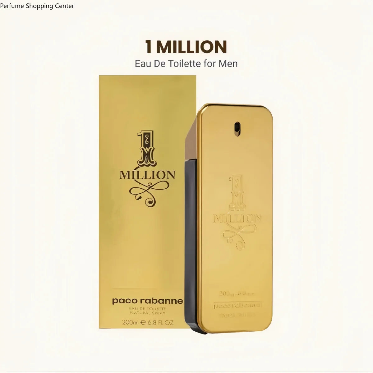 1 Million By Paco Rabanne For Men's Eau De Toilette TESTER 3.4 fl oz 100 ml Long lasting fragrance, Christmas gift