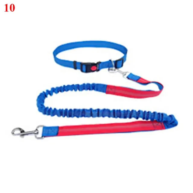 2022 New Adjustable Hand Free Dog Leash for Dog Pet Walking Running Jogging Dog leashes Waist Belt Chest Strap Traction Rope Dog
