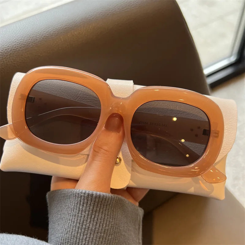 Women Sunglasses New Vintage Ladies Irregular Square Sun Glasses Men Women UV Protection Outdoor Shades Eyewear Oculos De Sol