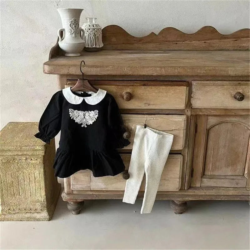 2024 New Baby Cotton Ribbed Leggings Solid Cotton Infant Stretch Pants Soft Comfortable Toddler Pants Kids Boys Girls Trousers