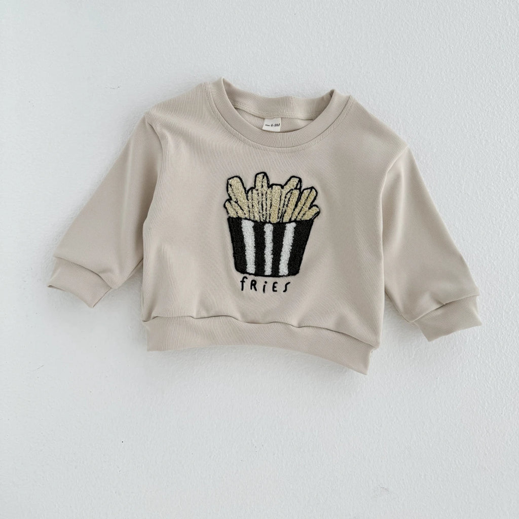 Baby Boys Clothes Cartoon Popcorn Toddler Infant Outfit Long Sleeves Top Pants 0-3 Years Newborn Kids Sets Sweatshirt 2Pcs