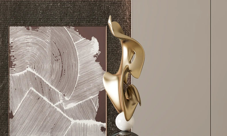 Home Decor Abstract Art Sculpture Large Ornament Living Room Bedside Table Sofa Tea Table Decoration Housewarming Gift