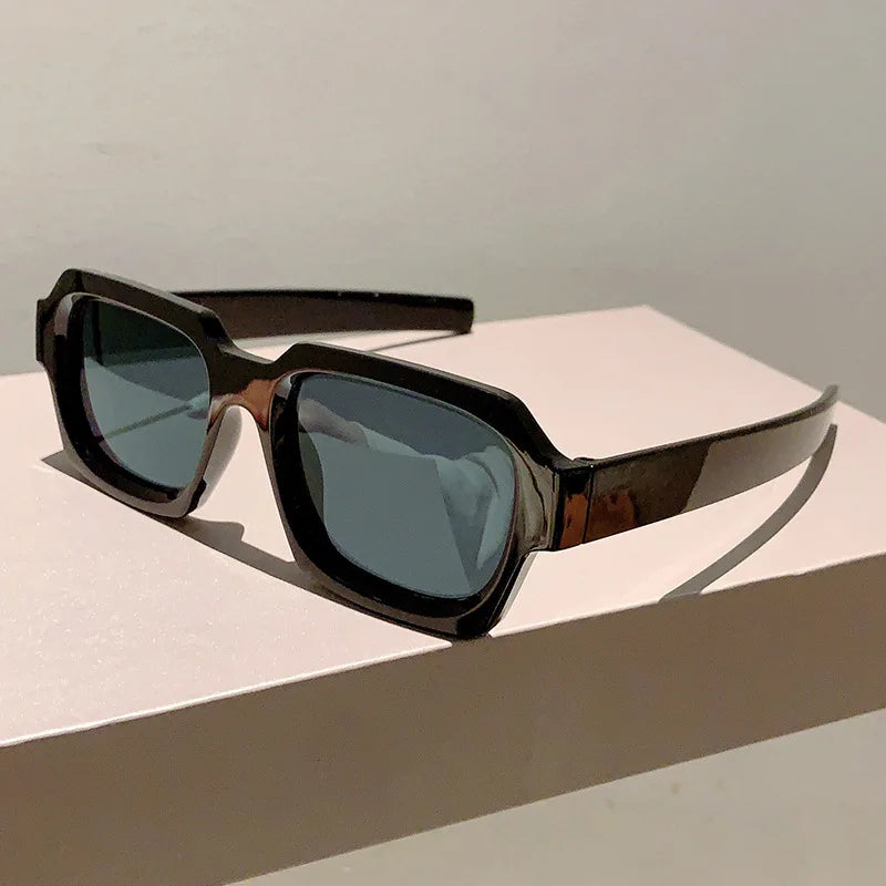 Square Sunglasses Women For Men  Vintage Sun Glasses Luxury Brand Designer Punk Hip Hop Popular Summer Candy Shades UV400