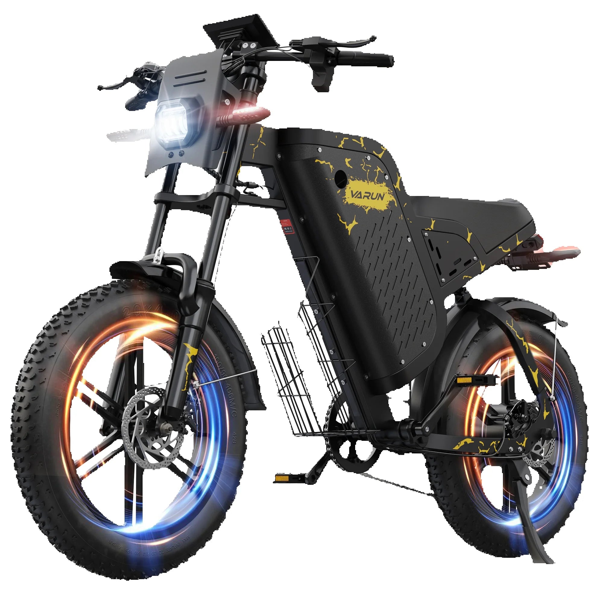VARUN X-Plorer Beast Adult E-bike,750W Motor Man's ebike 48V31.5AH Battery Electric Bike 20'' Tire All-Terrain Electric Bicycle