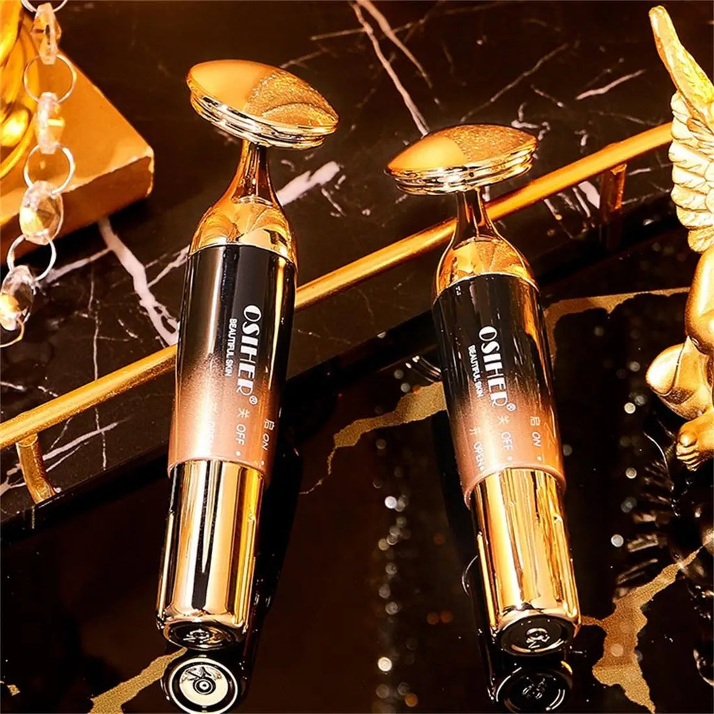 3 IN 1 Electric Facial Beauty Devices Face Lifting Anti Wrinkle Facial Eye Massage with Face Cream Introducer Skin Rejuvenation