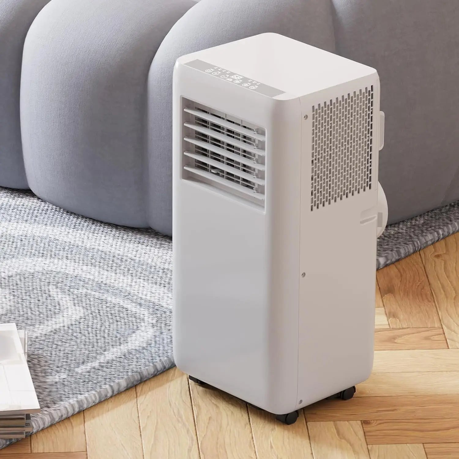 10,000 BTUs Portable Air Conditioner, Portable AC Unit Cool Up to 450 Sq.Ft., 3-In-1 Dehumidifier, Fan, Cool, Air Conditioner