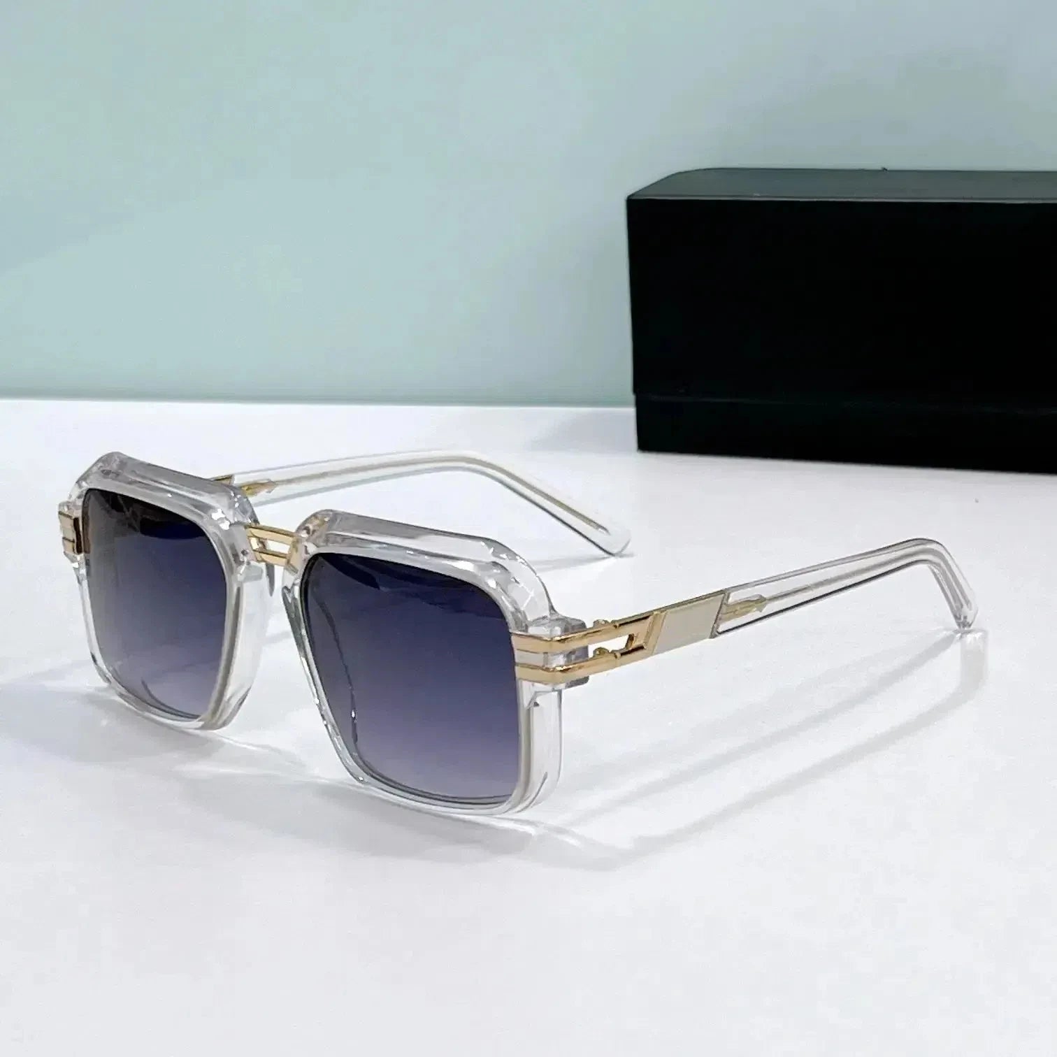 ORIGINAL MOD6004 Casual Classic Gradient UV400 Trendy Men Sunglasses Luxury Design Red Acetate Frame Retro Women Couple Eyewear