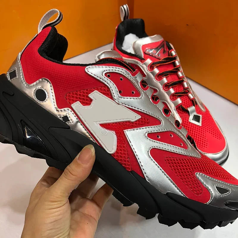 Designer B30 Runner Tatic Men's Sneakers Fashion mesh suede stitching casual  sneakers Men's outdoor B22 jogging shoes