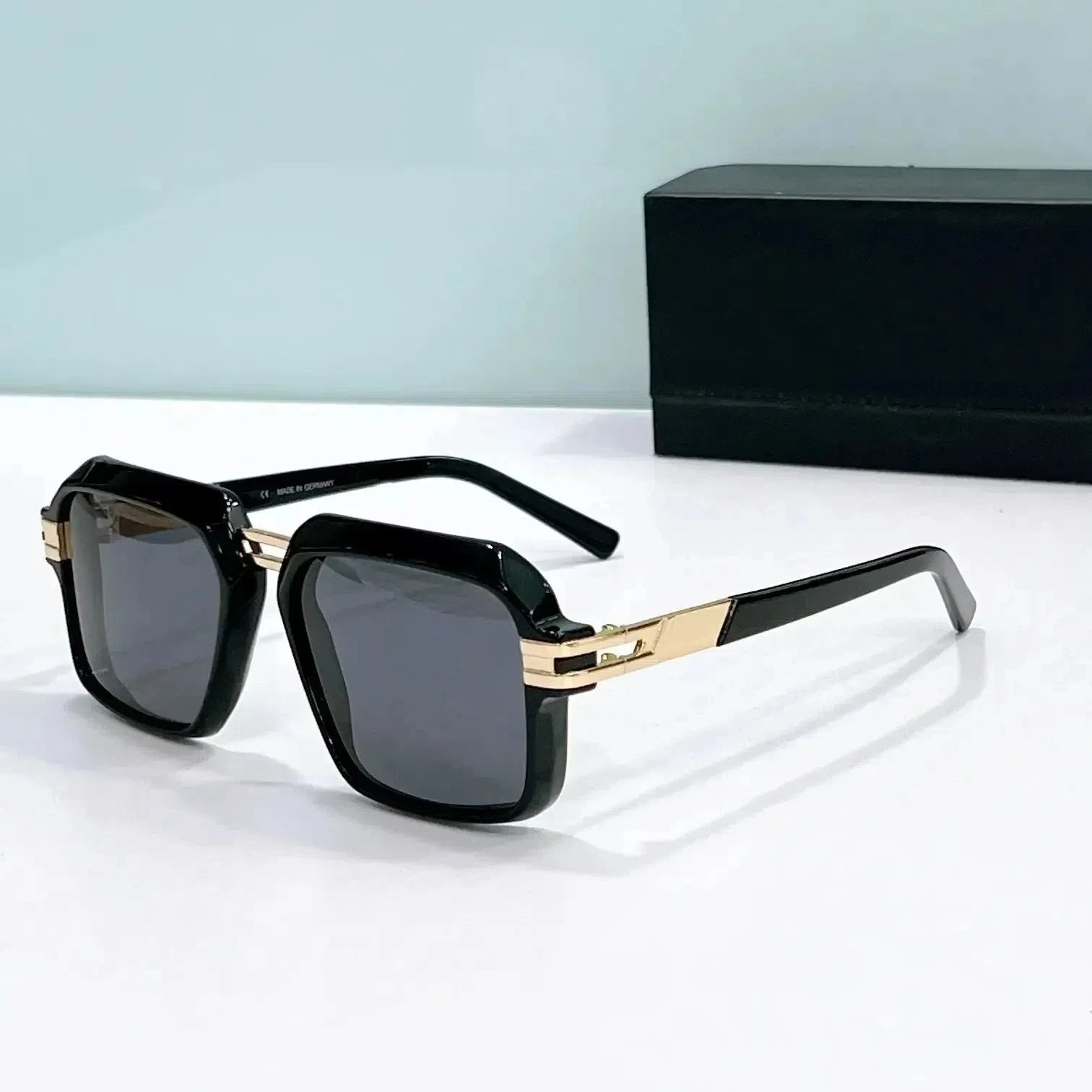 ORIGINAL MOD6004 Casual Classic Gradient UV400 Trendy Men Sunglasses Luxury Design Red Acetate Frame Retro Women Couple Eyewear