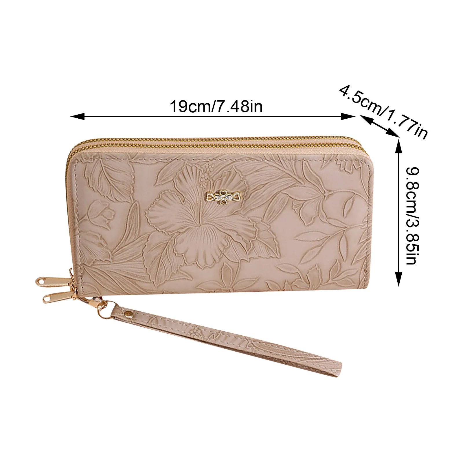 Chic Quilted Long Wallet For Women Secure Zipper Multiple Card Slots Phone Compartment Versatile Clutch For Every Occasion
