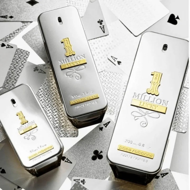 Paco Rabanne Million Lucky Eau de Parfum Homme Spray 100ml Original Perfumes High Quality Lasting Woody Perfume Cologne Makeup