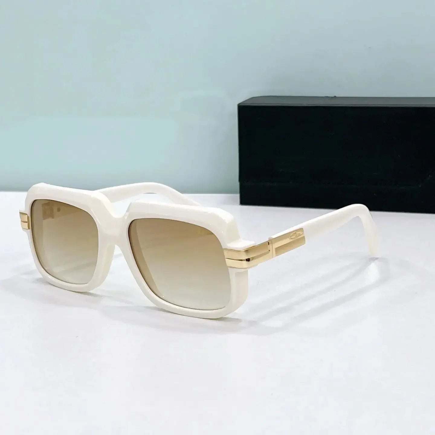 New Arrival ORIGINALCAZAL MOD6073 Premium Classic Business Men Eyewear Stylish Wine Red Acetate Frame Square Women Sunglasses