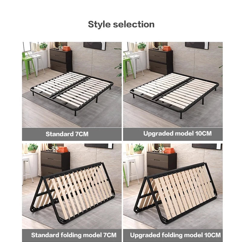 Tatami Row Frame Bed Frame Fir Bed Board Moisture-proof Floor Covering All Solid Wood Mattress Pine Folding Breathable Shelf