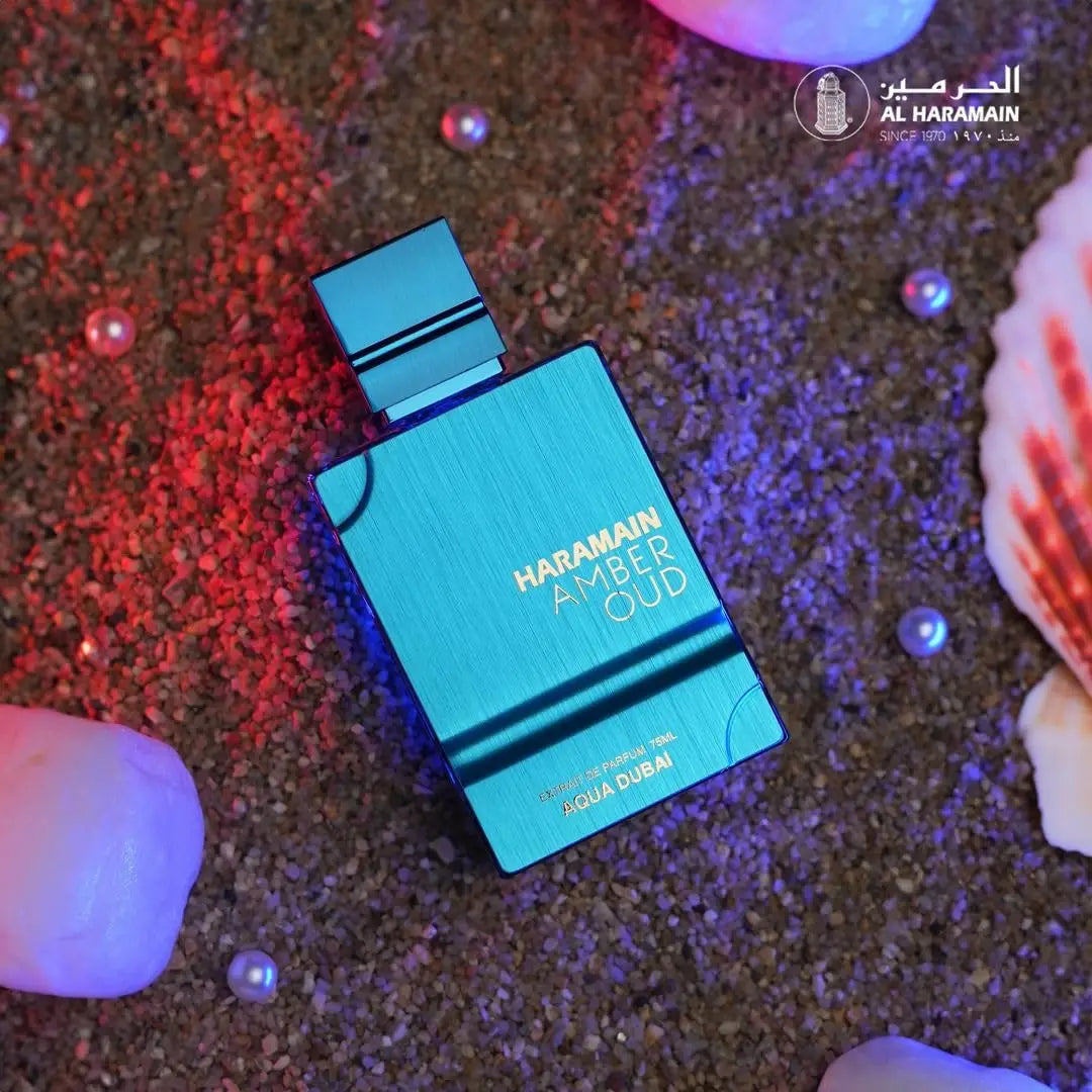 Al Haramain Perfumes Amber Oud Aqua Dubai Pheromone Fragrance Arabian Women's Perfume Pheromone Cologne for Man Birthday Present