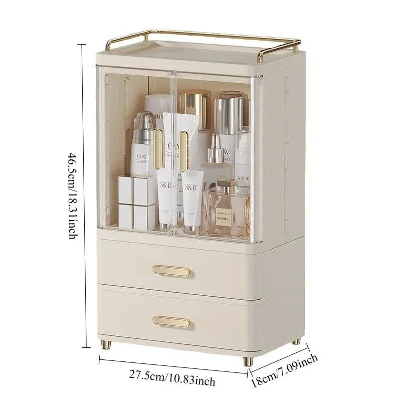 Storage Box Cosmetics Desktop Large Capacity Makeup Brush Dust Rack Premium Skin Care Product Storage Box